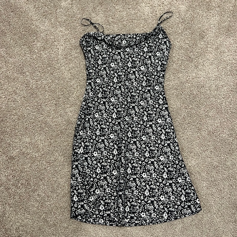 Abercrombie and Fitch cowl neck satin mini dress
